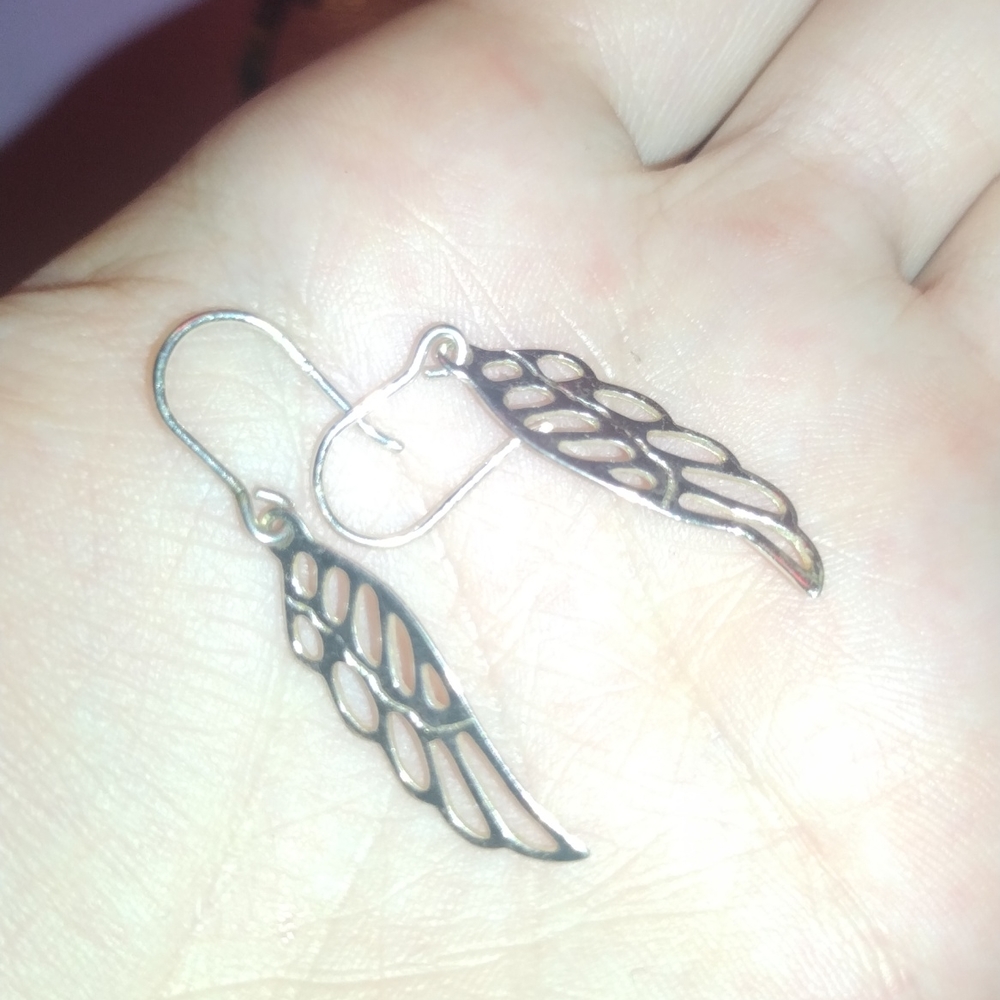 Angel earrings